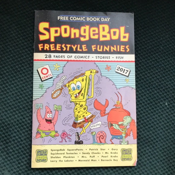 SpongeBob comic book “Freestyle Funnies” 2017 - Picture 2 of 14
